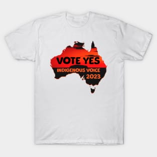 Vote YES to Indigenous Voice to Parliament Australia T-Shirt